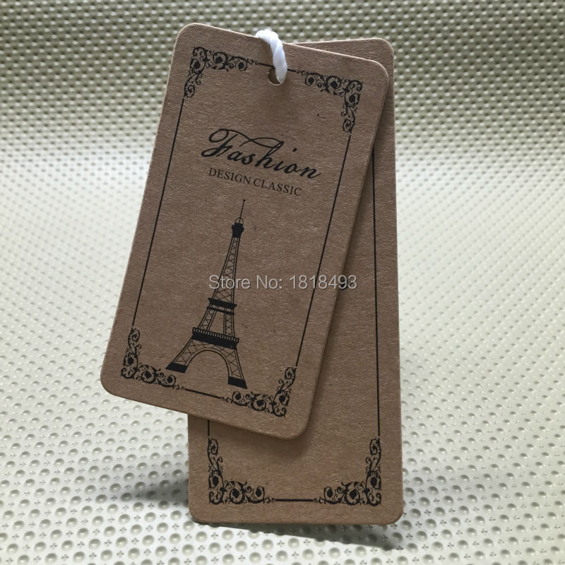 customize clothing kraft paper - Kraft Hang Tag 评论和价格