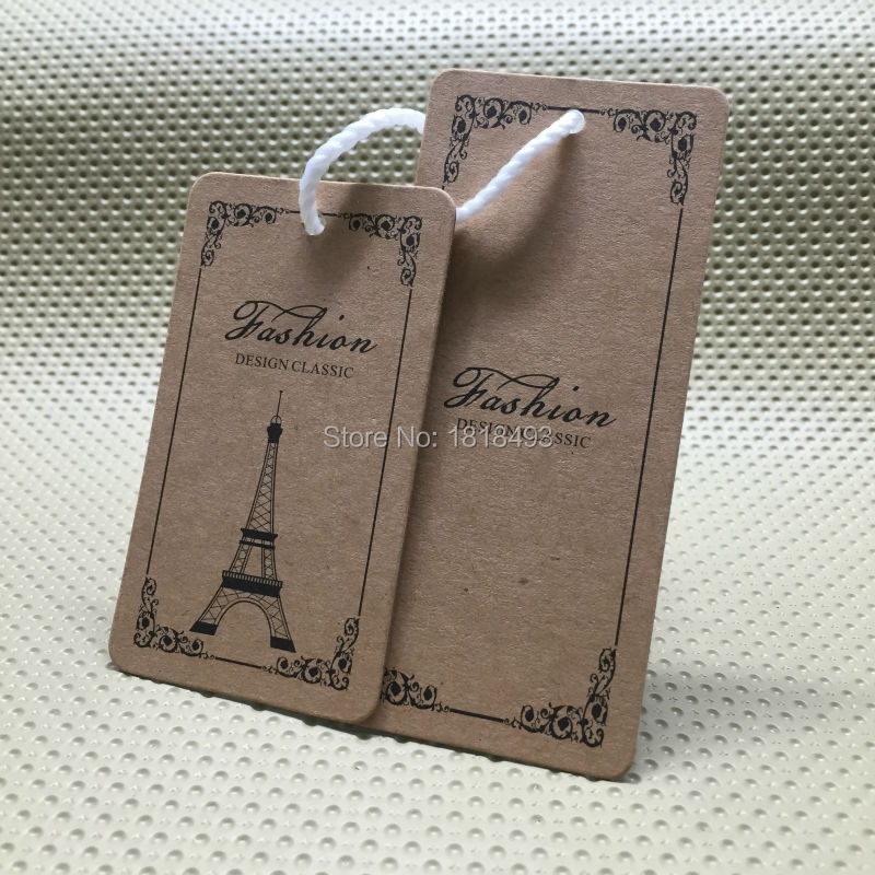 customize clothing kraft paper - Kraft Hang Tag 评论和价格