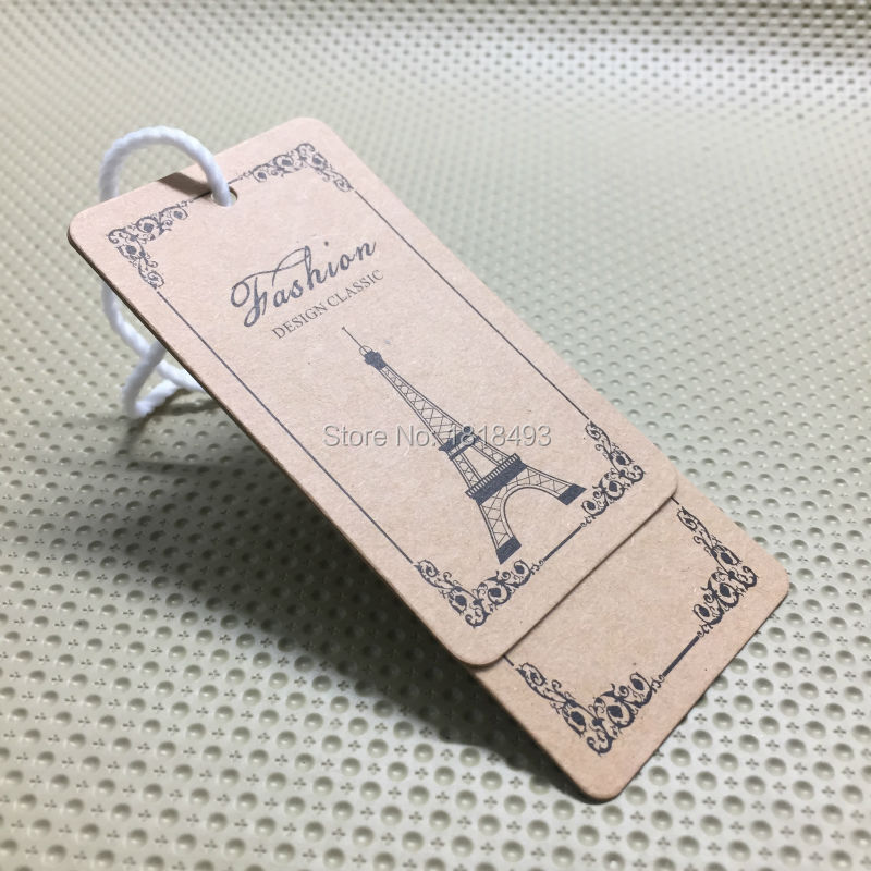 customize clothing kraft paper - Kraft Hang Tag 评论和价格