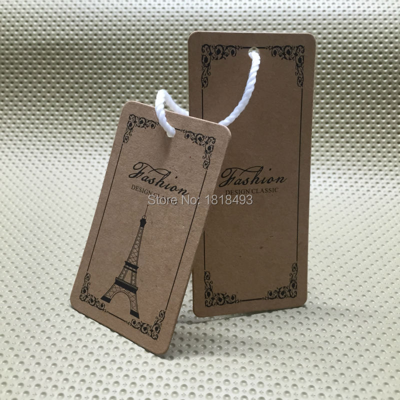 customize clothing kraft paper - Kraft Hang Tag 评论和价格