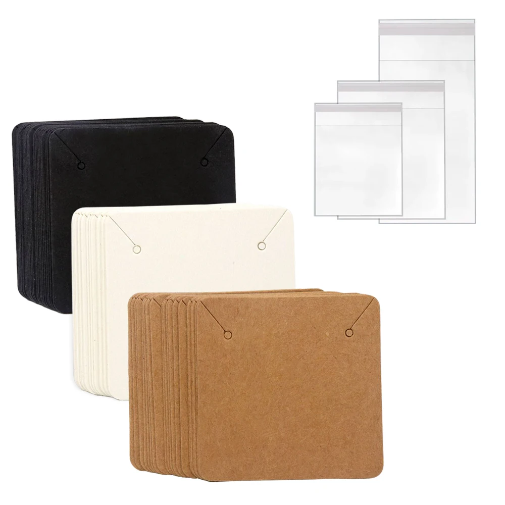 50PCS 5x5cm Blank Kraft Paper  - Kraft Hang Tag 评论和价格