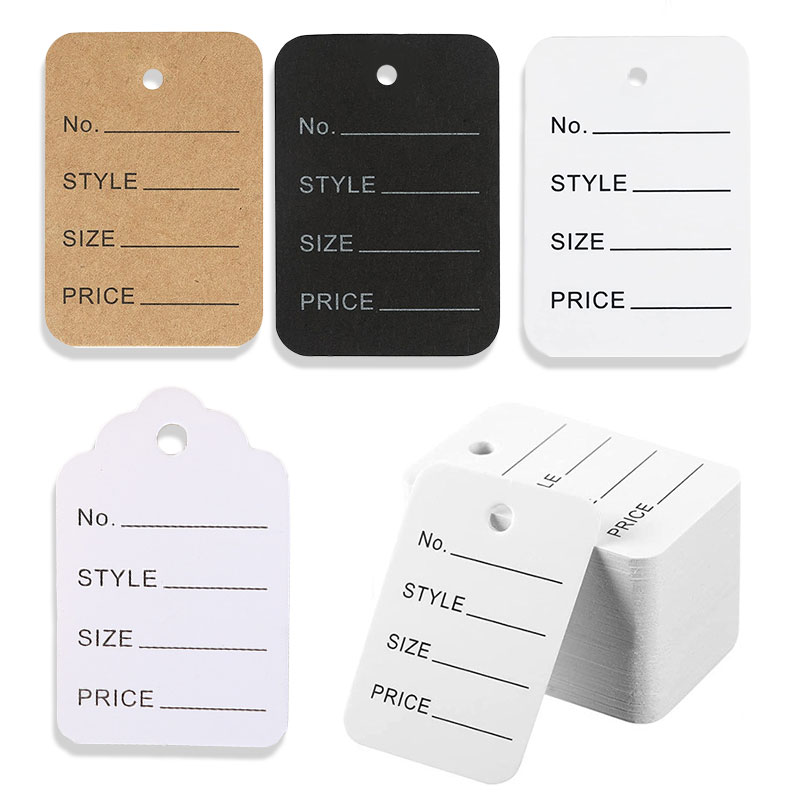 100pcs/lot 3.5x5cm Price Tags  - Kraft Hang Tag 评论和价格