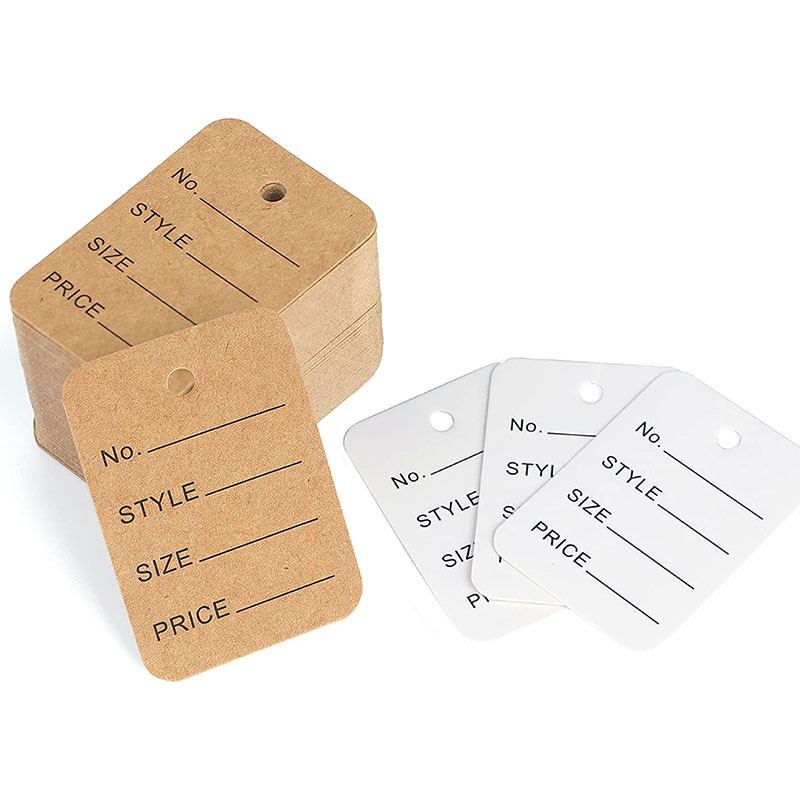 100pcs/lot 3.5x5cm Price Tags  - Kraft Hang Tag 评论和价格