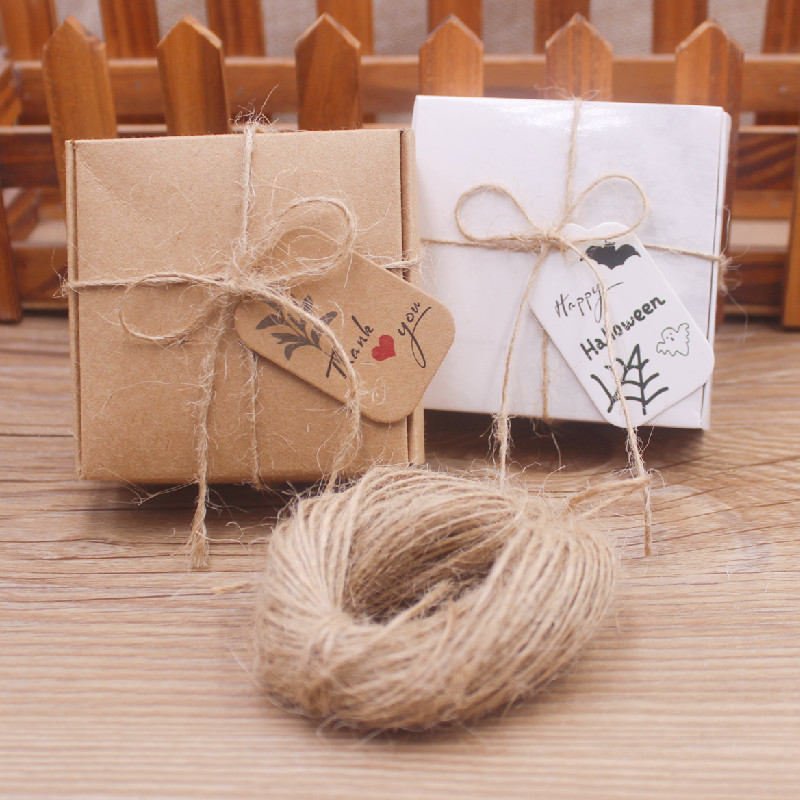 100 pcs 3x5cm Kraft Paper Brow - Kraft Hang Tag 评论和价格
