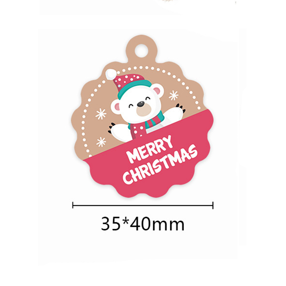 100pcs Merry Christmas Tags Kr - Kraft Hang Tag 评论和价格