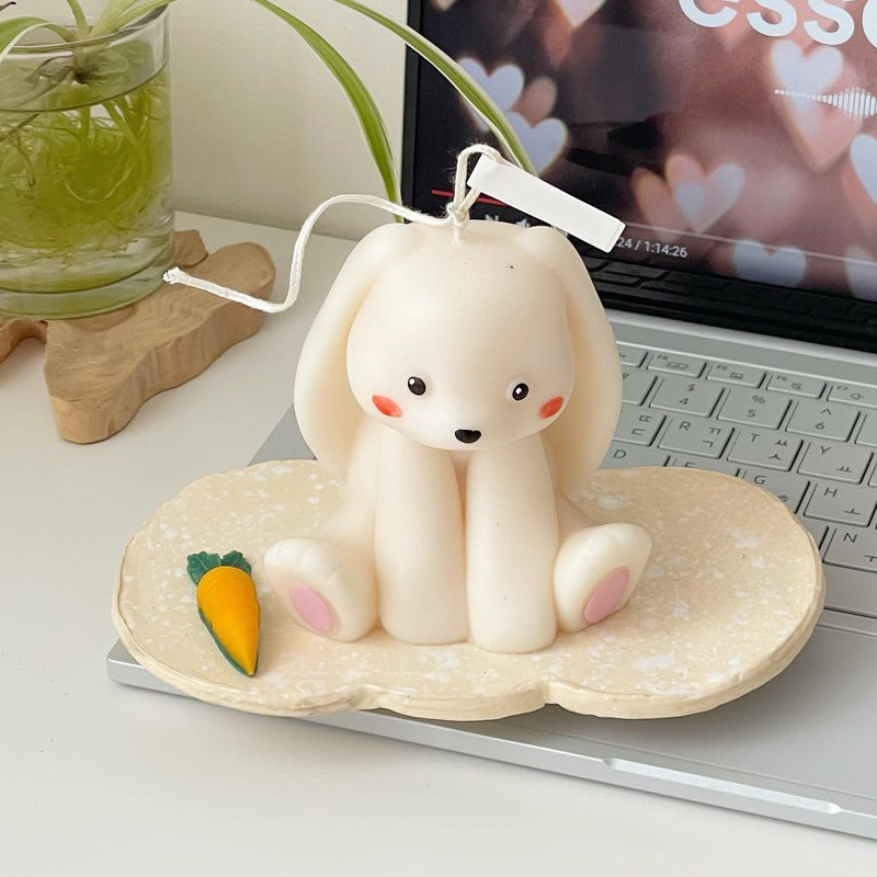 Sitting Rabbit Silicone Candle - Candle Supplies Shop 评论和价格