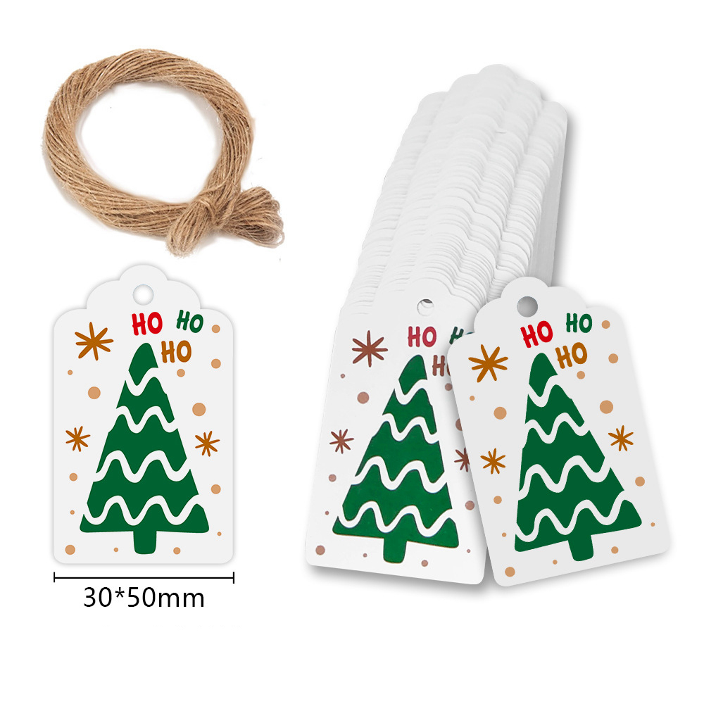 Merry Christmas Tags Kraft Pap - Kraft Hang Tag 评论和价格