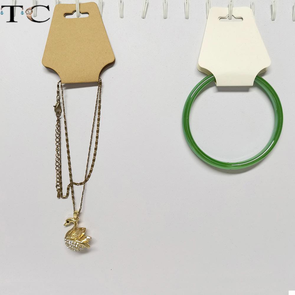 Kraft Paper Ear Stud Hang Tag  - Kraft Hang Tag 评论和价格