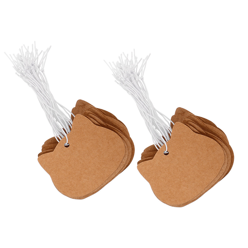 200Pcs Kraft Price Tags Blank  - Kraft Hang Tag 评论和价格