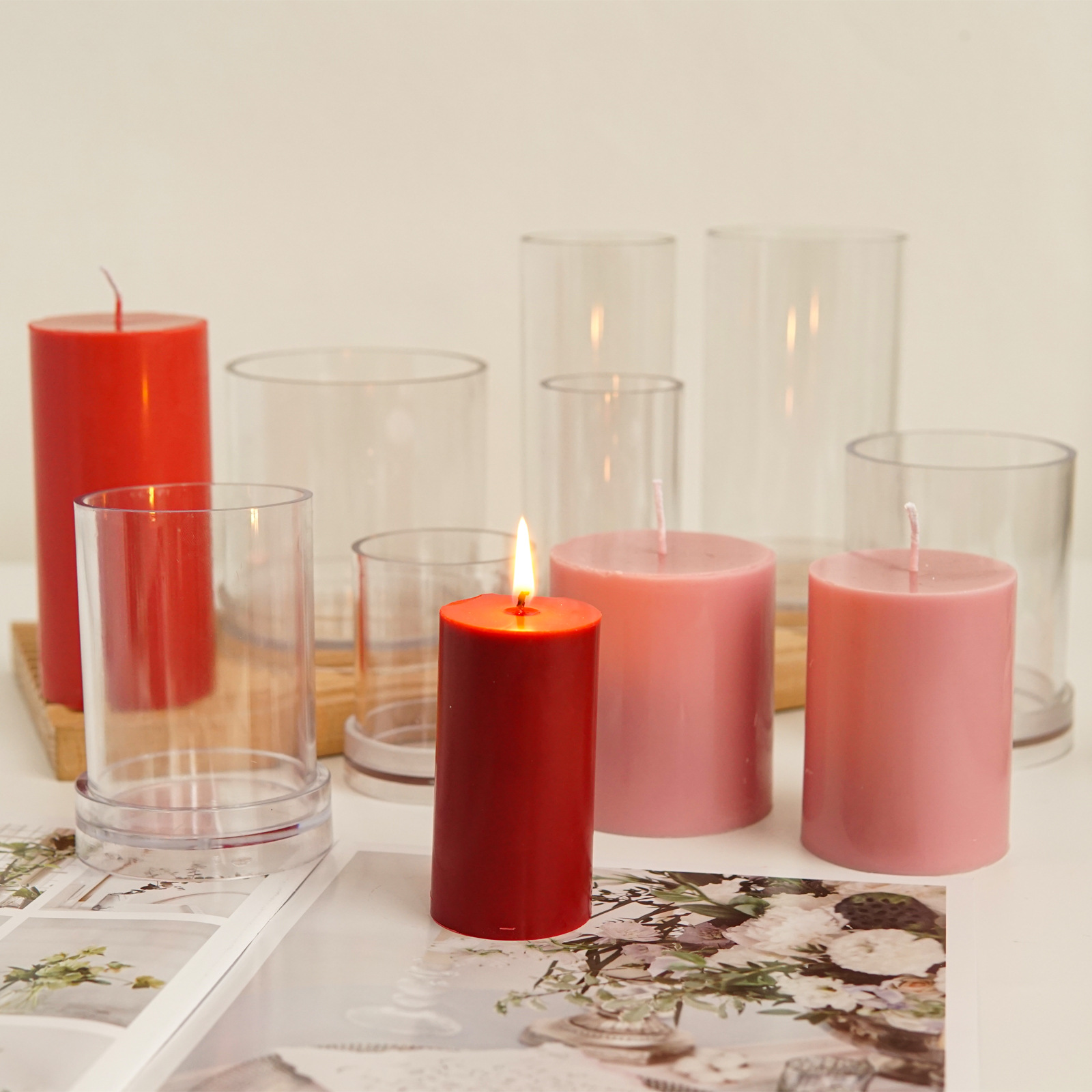 Various 3D Cylindrical Candle  - Candle Supplies Shop 评论和价格