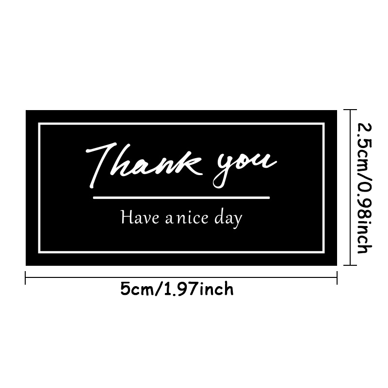 150pcs Thank You Label Sticker - Kraft Hang Tag 评论和价格